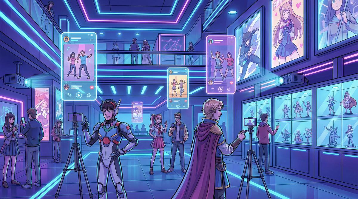 小蓝视频二次元cosplay短视频